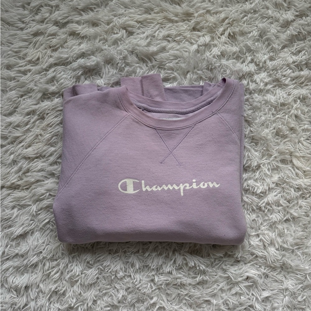 Champion Pastel Purple Crewneck